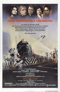 THE CASSANDRA CROSSING   Original American One Sheet   (Avco/Embassy, 1977)