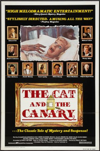 THE CAT AND THE CANARY   Original American One Sheet   (Cinema Shares, 1979)