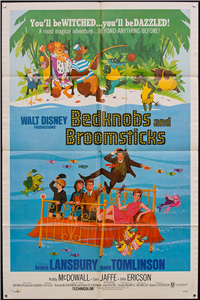 BEDKNOBS AND BROOMSTICKS   Original American One Sheet   (Buena Vista (Disney), 1971)