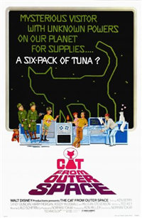 CAT FROM OUTER SPACE   Original American One Sheet   (Disney, 1978)