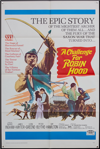 A CHALLENGE FOR ROBINHOOD   Original American One Sheet   (20th Century Fox, 1969)
