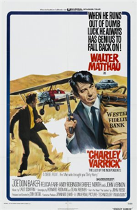 CHARLEY VARRICK   Original American One Sheet   (Universal, 1973)