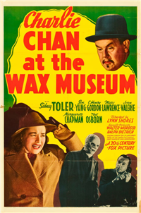 CHARLIE CHAN AT THE WAX MUSEUM   Original American One Sheet   (20th Century Fox, 1940)