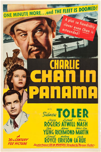 CHARLIE CHAN IN PANAMA   Original American One Sheet   (20th Century Fox, 1940)