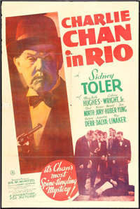 CHARLIE CHAN IN RIO   Original American One Sheet   (20th Century Fox, 1941)