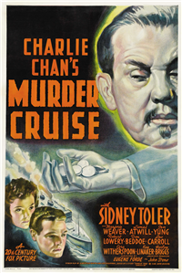 CHARLIE CHAN'S MURDER CRUISE   Original American One Sheet   (20th Century Fox, 1940)