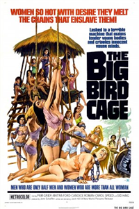 THE BIG BIRD CAGE   Original American One Sheet   (New World, 1972)