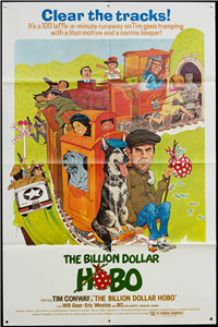 BILLION DOLLAR HOBO   Original American One Sheet   (International Picture Show, 1977)