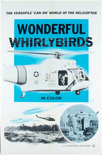 WONDERFUL WHIRLYBIRDS   Original American One Sheet   (Universal Featurette, 1969)