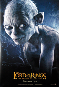 THE LORD OF THE RINGS: THE RETURN OF THE KING   Original American One Sheet Advance Style B   (New Line Cinema, 2003)