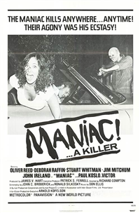 MANIAC   Original American One Sheet   (New World Pictures, 1977)