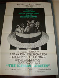 THE ICEMAN COMETH   Original American One Sheet   (The American Film Theatre, 1973)