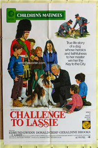 CHALLENGE TO LASSIE   Re-Release American One Sheet   (MGM, 1973)