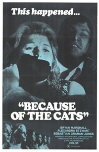 BECAUSE OF THE CATS   Original American One Sheet   (Joseph Brenner Associates Inc., 1974)
