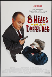 8 HEADS IN A DUFFEL BAG   Original American One Sheet   (Orion Pictures Corporation, 1997)