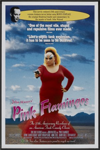 PINK FLAMINGOS   Original American One Sheet   (Saliva Films, 1972)