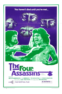 THE FOUR ASSASSINS   Original American One Sheet   (World Northal, 1975)