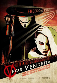 V FOR VENDETTA   Original American One Sheet   (Warner Bros., 2006)