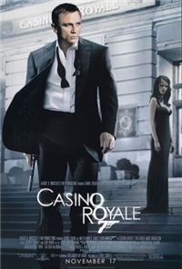 CASINO ROYALE   Original American One Sheet   (Sony Pictures Releasing, 2006)
