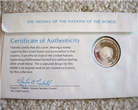 The Medals Of The Nations Of The World Commemorative Medallic Cachets  (Franklin Mint, 1976)