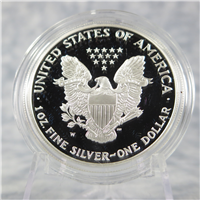 2001W American Eagle Silver Dollar Proof in Box with COA