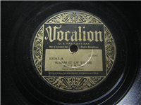 BLIND WILLIE McTELL   Warm It Up To Me  (Vocalion 02595, 1933) 78 RPM Record