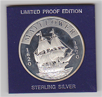 The Mayflower Commemorative Silver Medal (Franklin Mint, 1970)