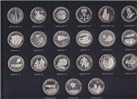 Men In Space Medals  (Danbury Mint)