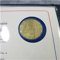 America-France Charles A. Lindbergh Commemorative Medal and First Day Cover Set (Franklin Mint, 1977)
