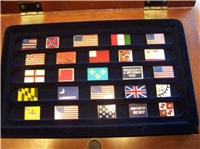 Franklin Mint  Flags of Liberty Silver Ingot Set (1987, Mini, Sterling)