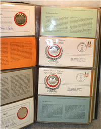 The National Governors' Conference Official Statehood Medals and First Day Covers  (Franklin Mint, 1974)