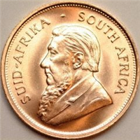 South Africa Gold Krugerrand (1 troy ounce net)
