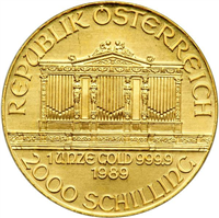 AUSTRIA 1990  2000 Schilling    Gold Coin KM 2990