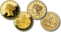 USA 2010 W James Buchanan's Lady Liberty $10 Gold Coin from First Spouse Series