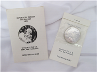 PANAMA 1971 One Balboa Silver Coin