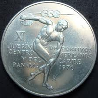 PANAMA 1970 One Balboa Silver Coin