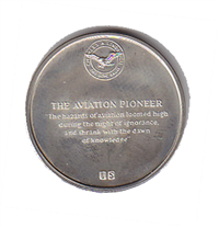 International Silver: Charles A. Lindbergh Commemorative Medal "The Aviation Pioneer" (Sterling)