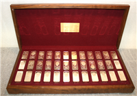 Presidential Silver Ingots Collection, 5000 Grain Edition   (Danbury Mint, 1975)