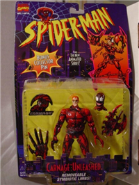CARNAGE UNLEASHED   (Spider-Man Animated Series, Toy Biz, 1994 - 1997) 