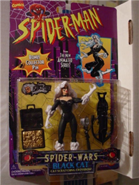 BLACK CAT   (Spider-Man Animated Series Spider Wars, Toy Biz, 1996 - 1996) 