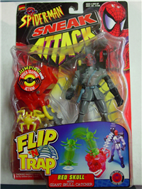 RED SKULL  5" Action Figure   (Spider-Man Sneak Attack Flip 'N Trap, Toy Biz, 1998) 