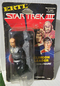 KLINGON LEADER   (Star Trek Iii: The Search For Spock, ERTL, 1984 - 1984) 