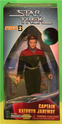 CAPTAIN KATHRYN JANEWAY   (Star Trek Warp Factor Collectors Series, Playmates, 1997 - 1998) 