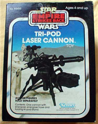TRI-POD LASER CANNON  3 3/4'' Action Figure   (Star Wars: Empire Strikes Back, Kenner, 1980) 