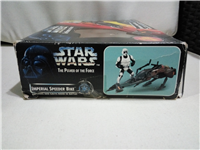 IMPERIAL SPEEDER BIKE WITH SCOUT TROOPER  3 3/4'' Action Figure   (Star Wars: Power Of The Force, Kenner, 1995) 