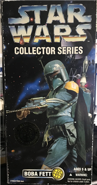 BOBA FETT  12'' Action Figure   (Star Wars: Power Of The Force  Collector Series, Kenner, 1995) 