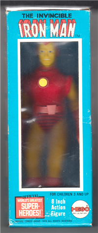 IRON MAN  8'' Action Figure   (World's Greatest Super-Heroes!, Mego, 1972) 