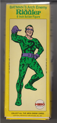RIDDLER  8'' Action Figure   (World's Greatest Super-Heroes!, Mego, 1972) 