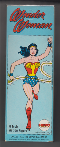 WONDER WOMAN  8'' Action Figure   (World's Greatest Super-Heroes!, Mego, 1972) 