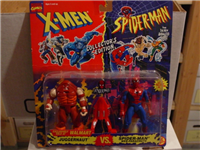 JUGGERNAUT VS. SPIDER-MAN   (X-Men / Spider-Man Collector's Edition, Wal-Mart Exclusive, Toy Biz, 1997 - 1997) 